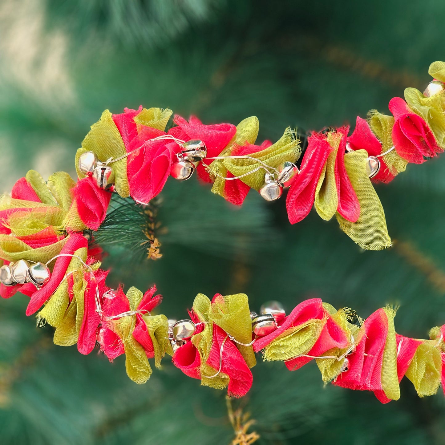 Red & Green Christmas Tree Lights