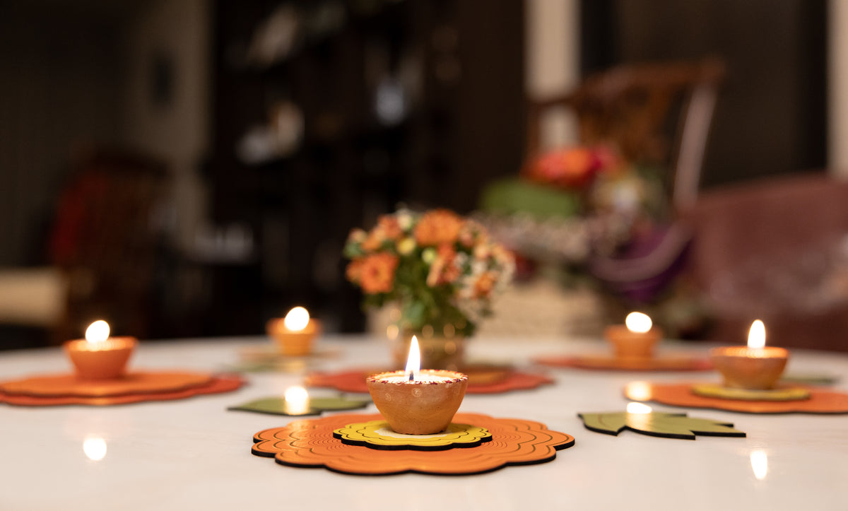 Round Diyas (Set of 4)