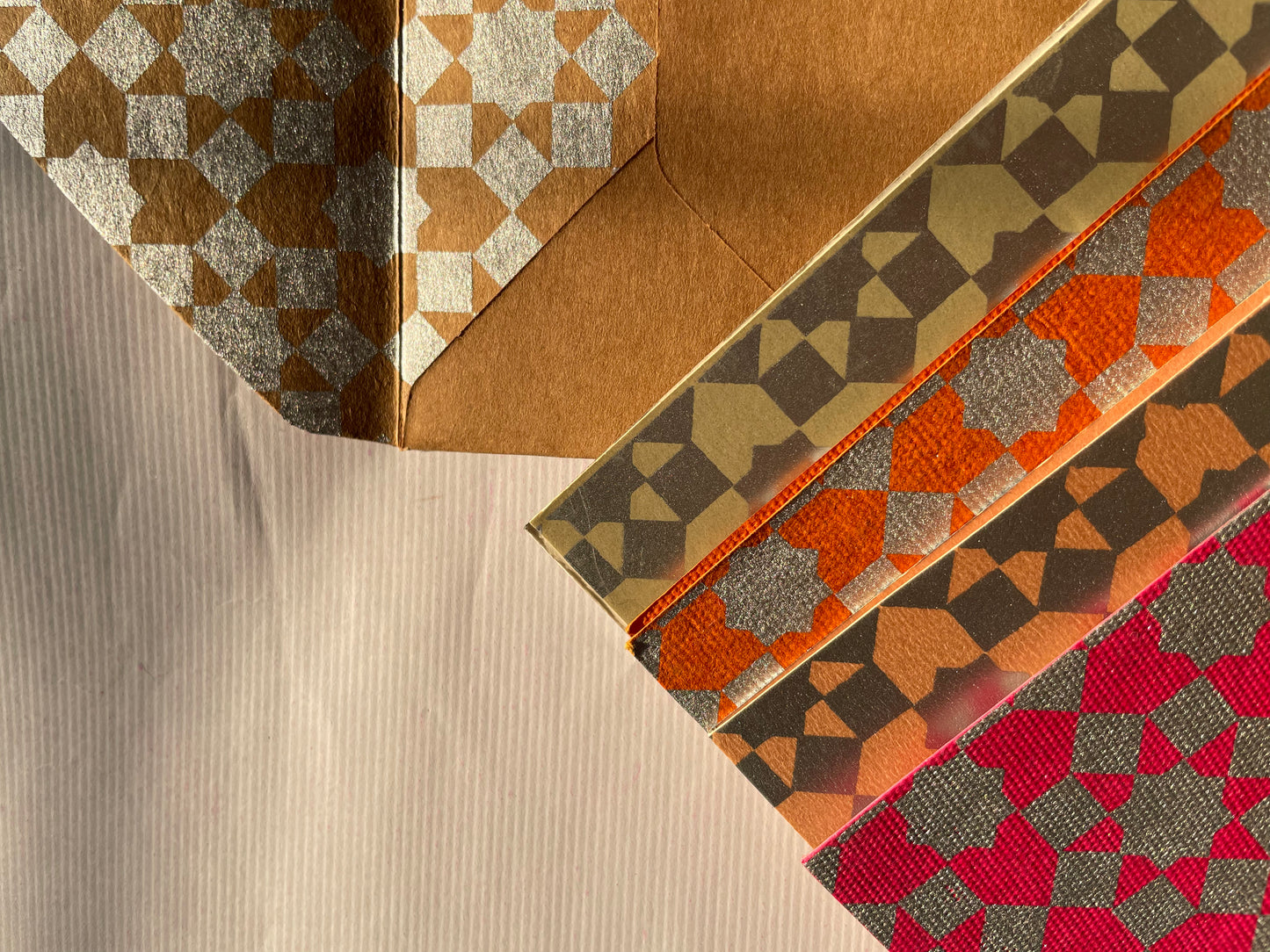 Star Print Greeting Cards (Set of 5)