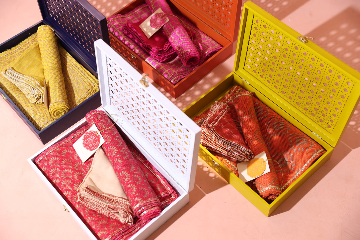 Jute Gift Box (Yellow)