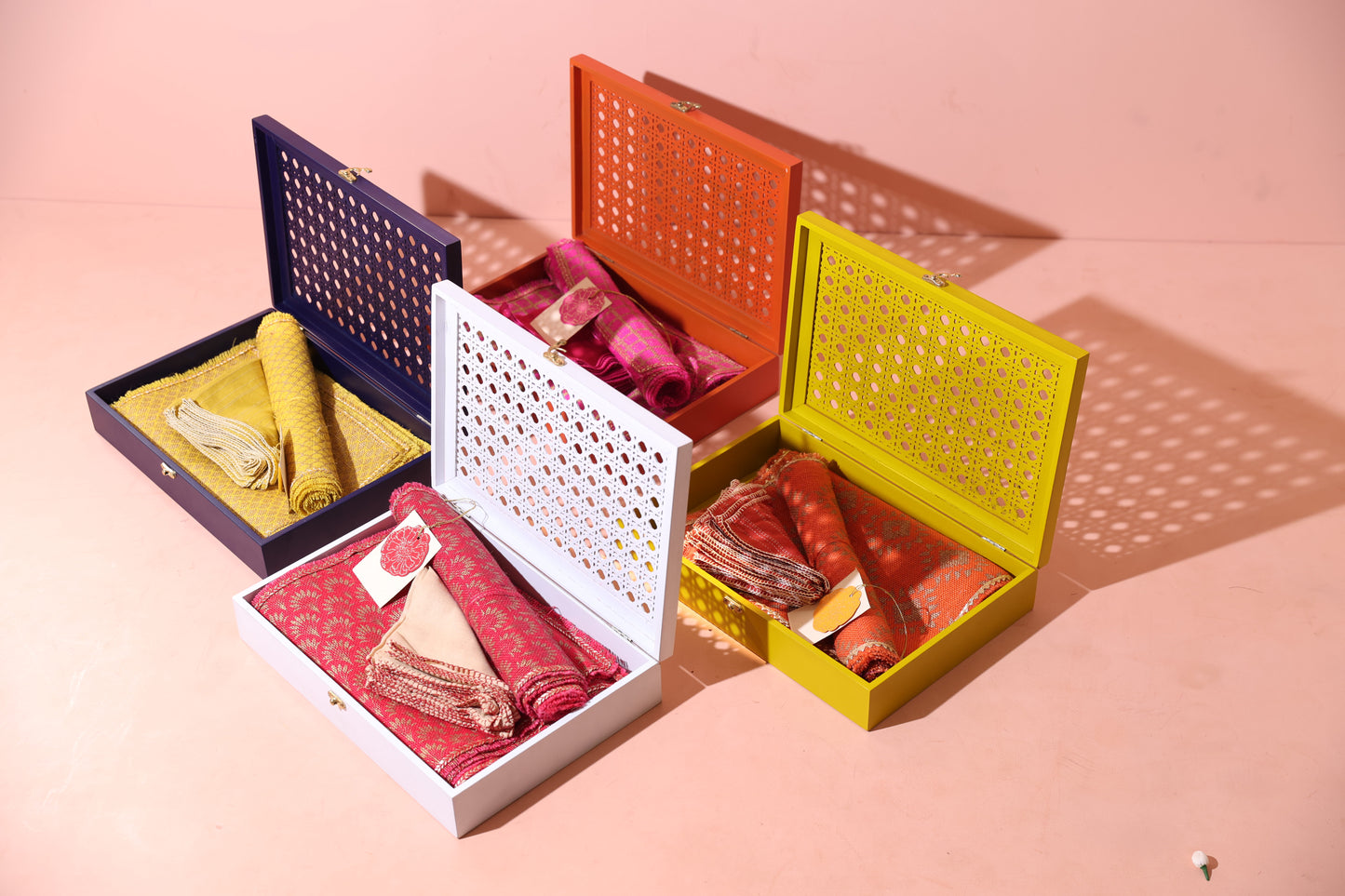 Jute Gift Box (Blue)