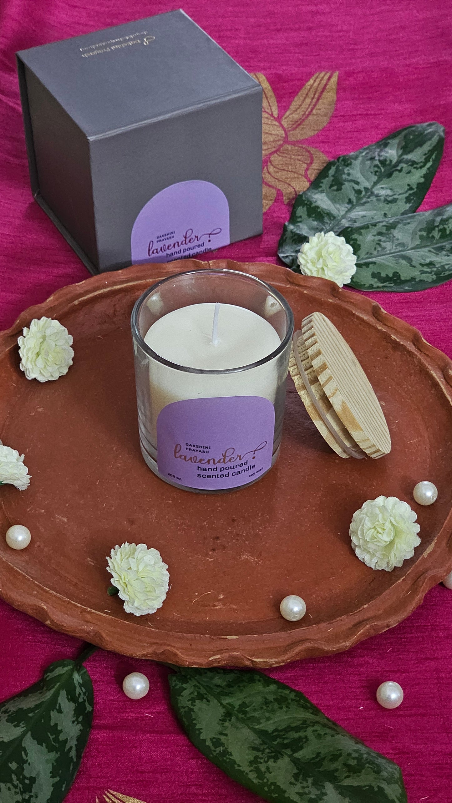 Lavender Scented Candle