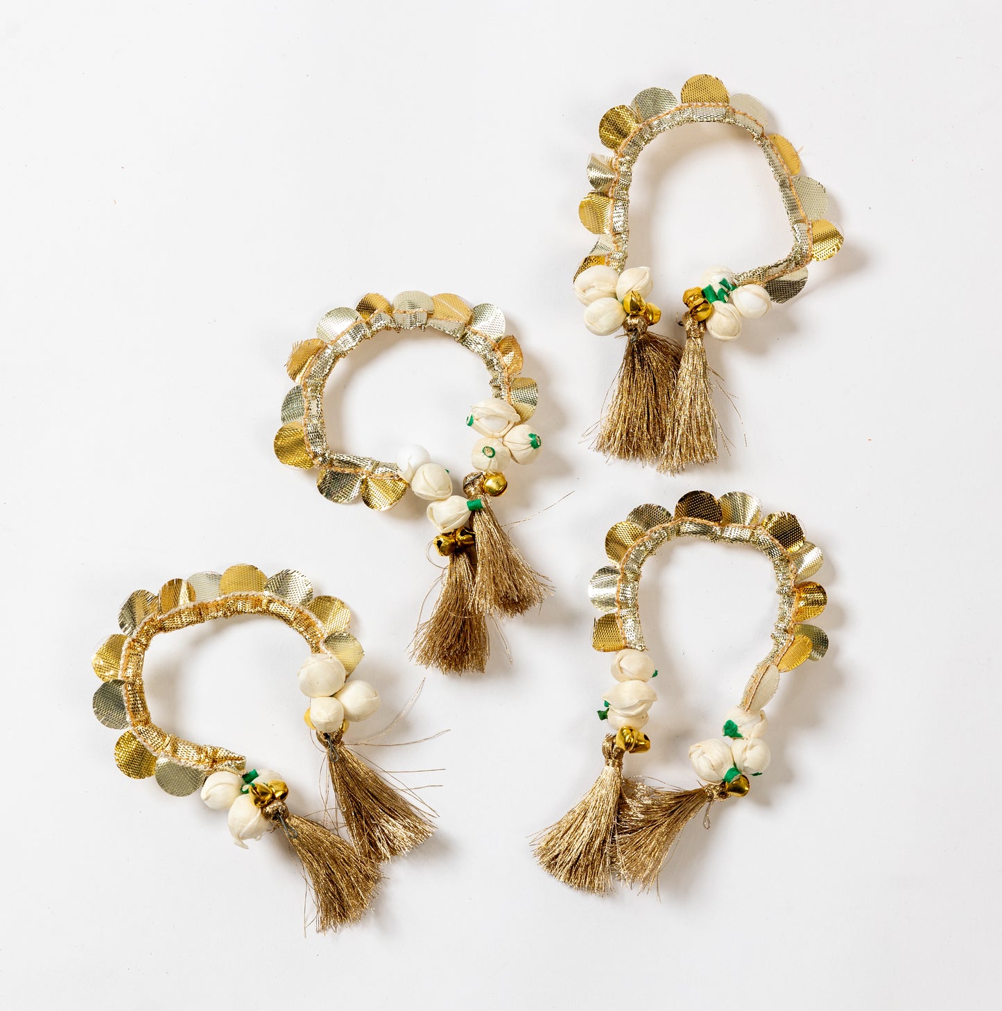 Pink Napkins & Napkin Rings (Set of 6)