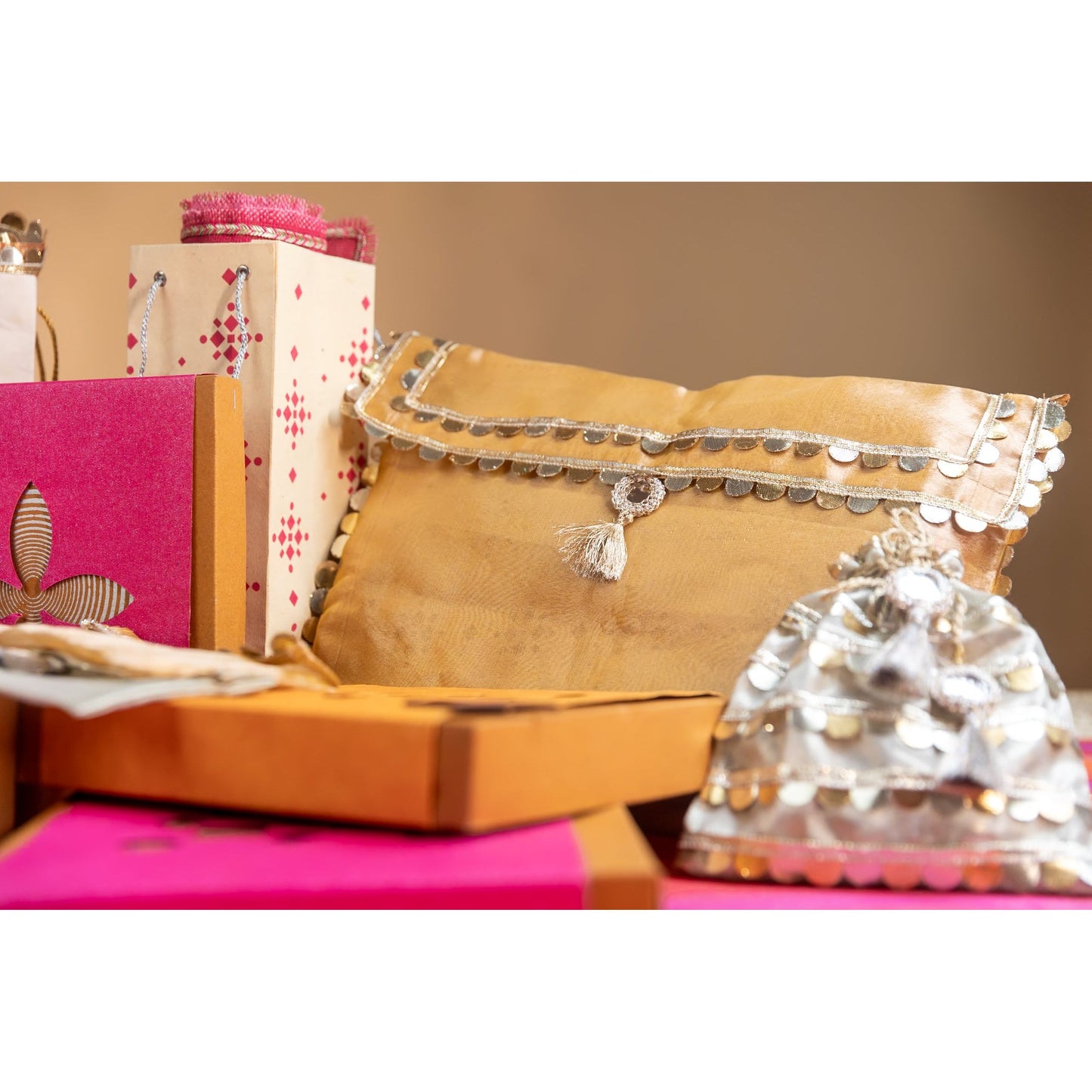 Silver Sitara Saree Cover