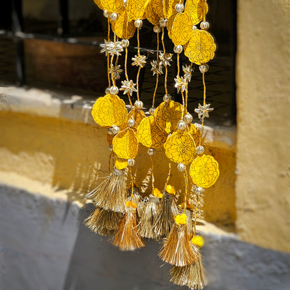 Yellow Marigold LED String (Set of 2)