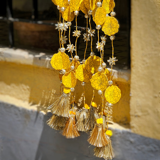 Yellow Marigold LED String (Set of 2)