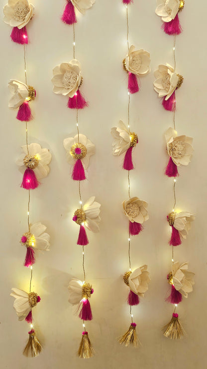 Pink Lotus LED String (Set of 2)