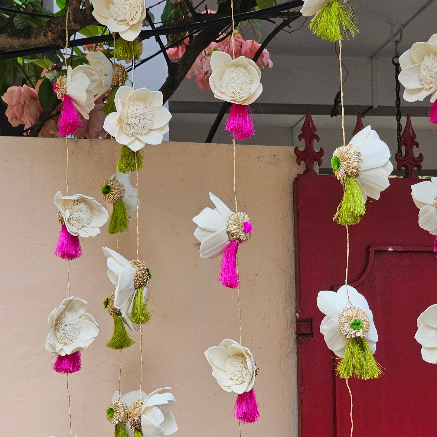 Pink Lotus LED String (Set of 2)