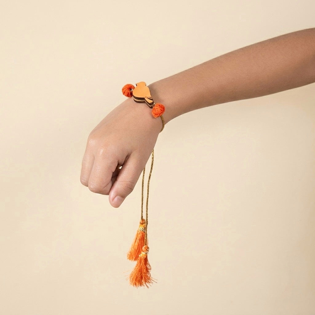 Orange Bird Rakhi