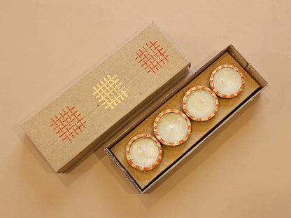 Round Diyas (Set of 4)