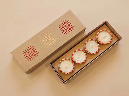 Round Diyas (Set of 4)