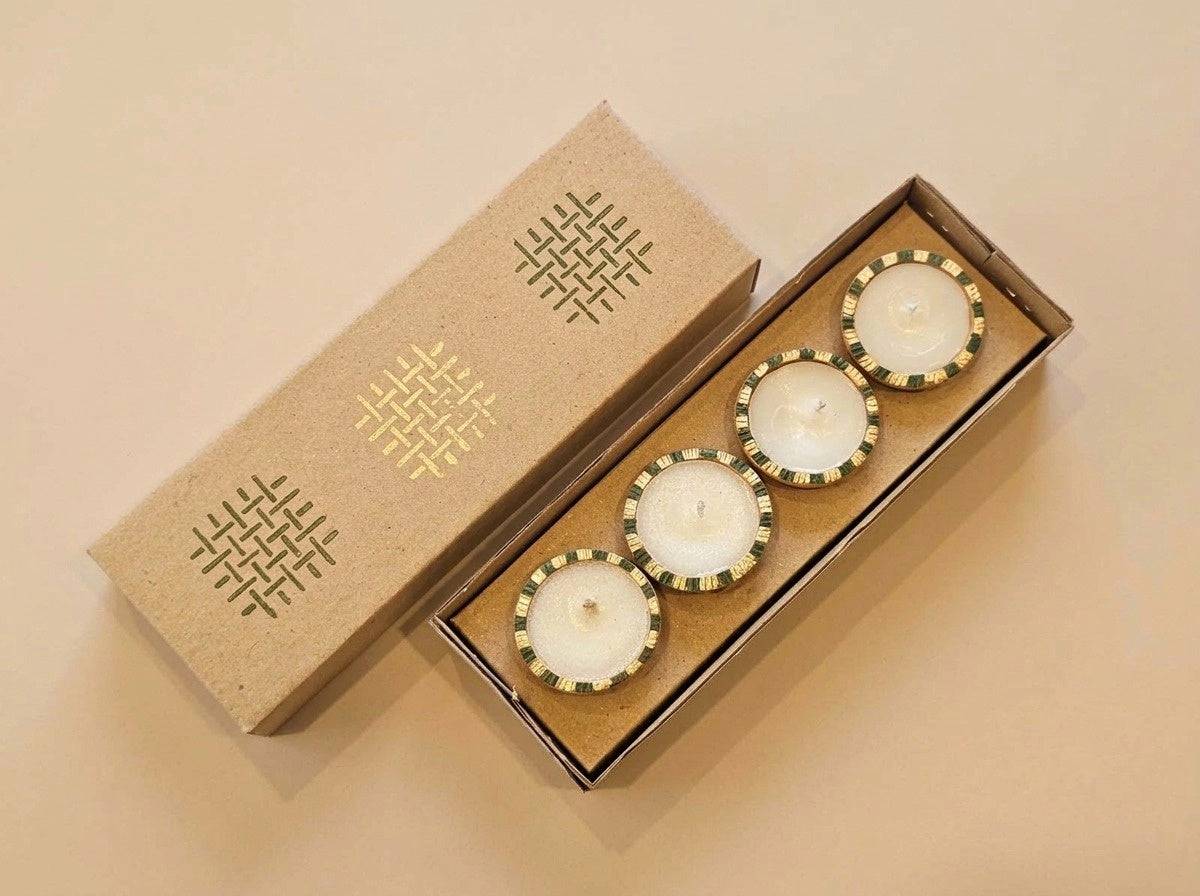 Round Diyas (Set of 4)