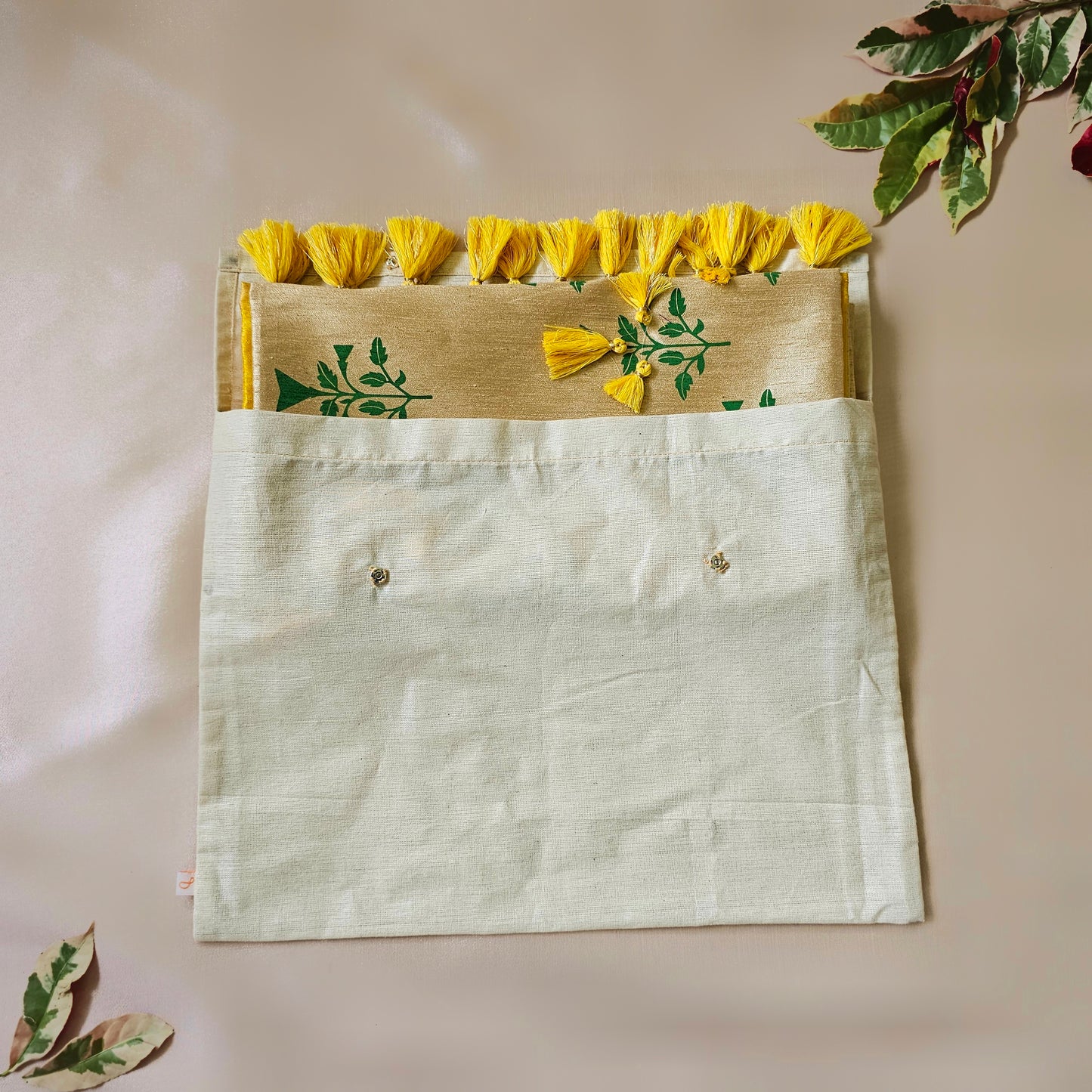 Yellow Marigold Silk Runner