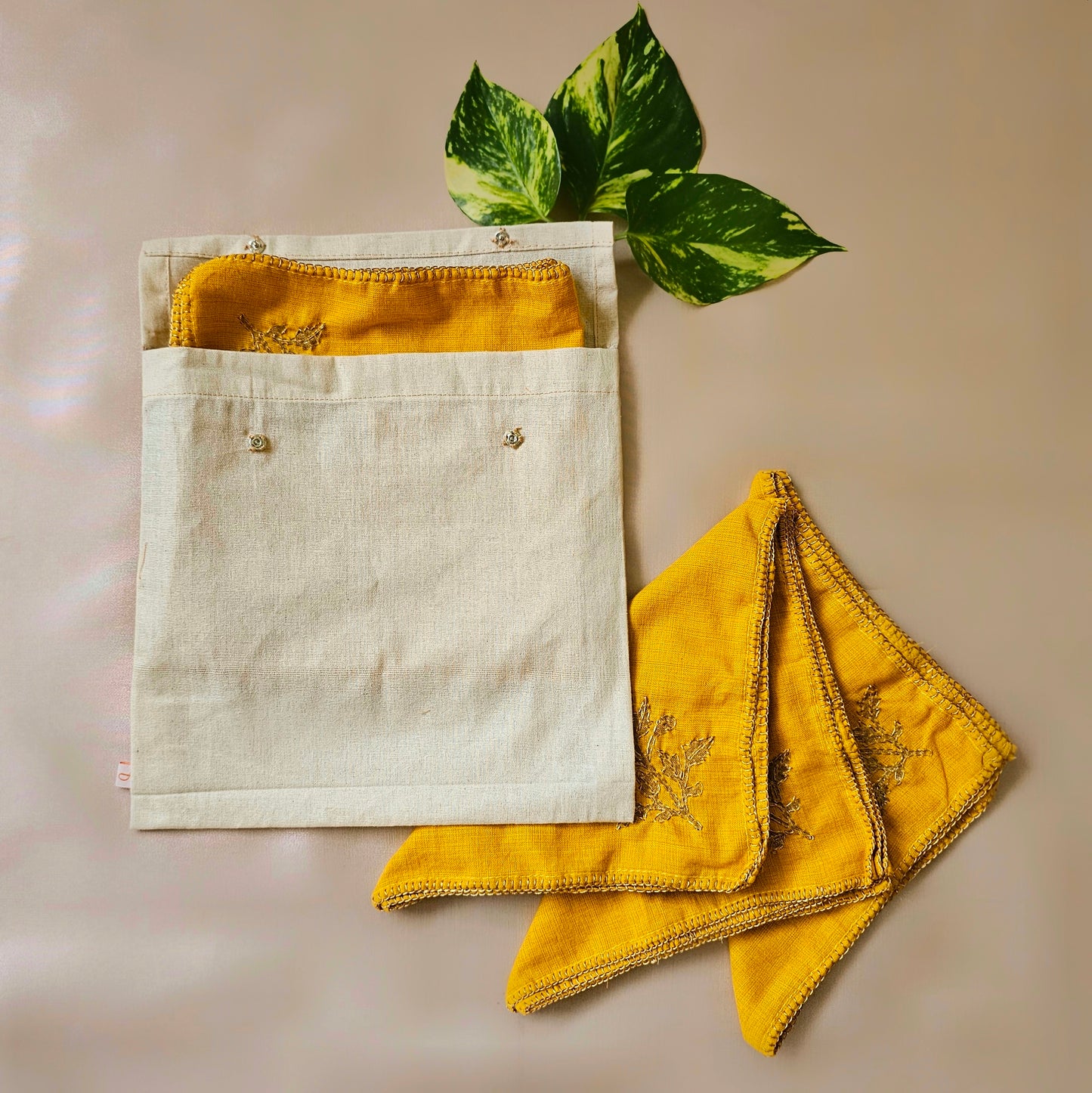 Yellow Marigold Napkins (Set of 6)