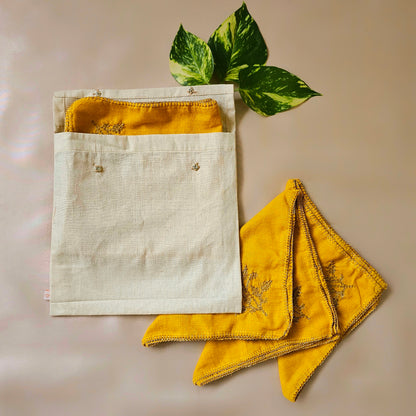 Yellow Marigold Napkins (Set of 6)