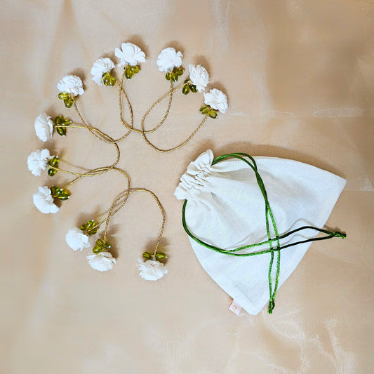 Green Napkin Rings (Set of 6)