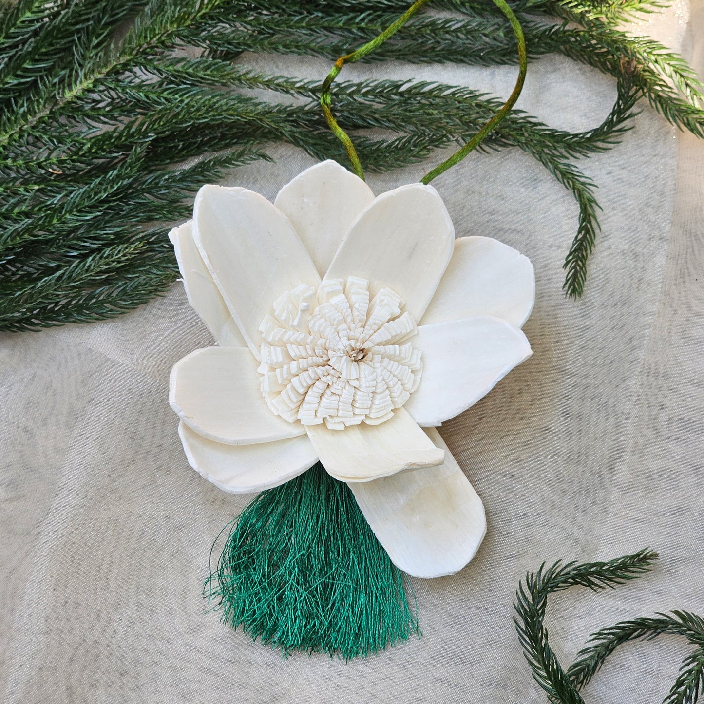 Green Shola Ornaments (Set of 4)