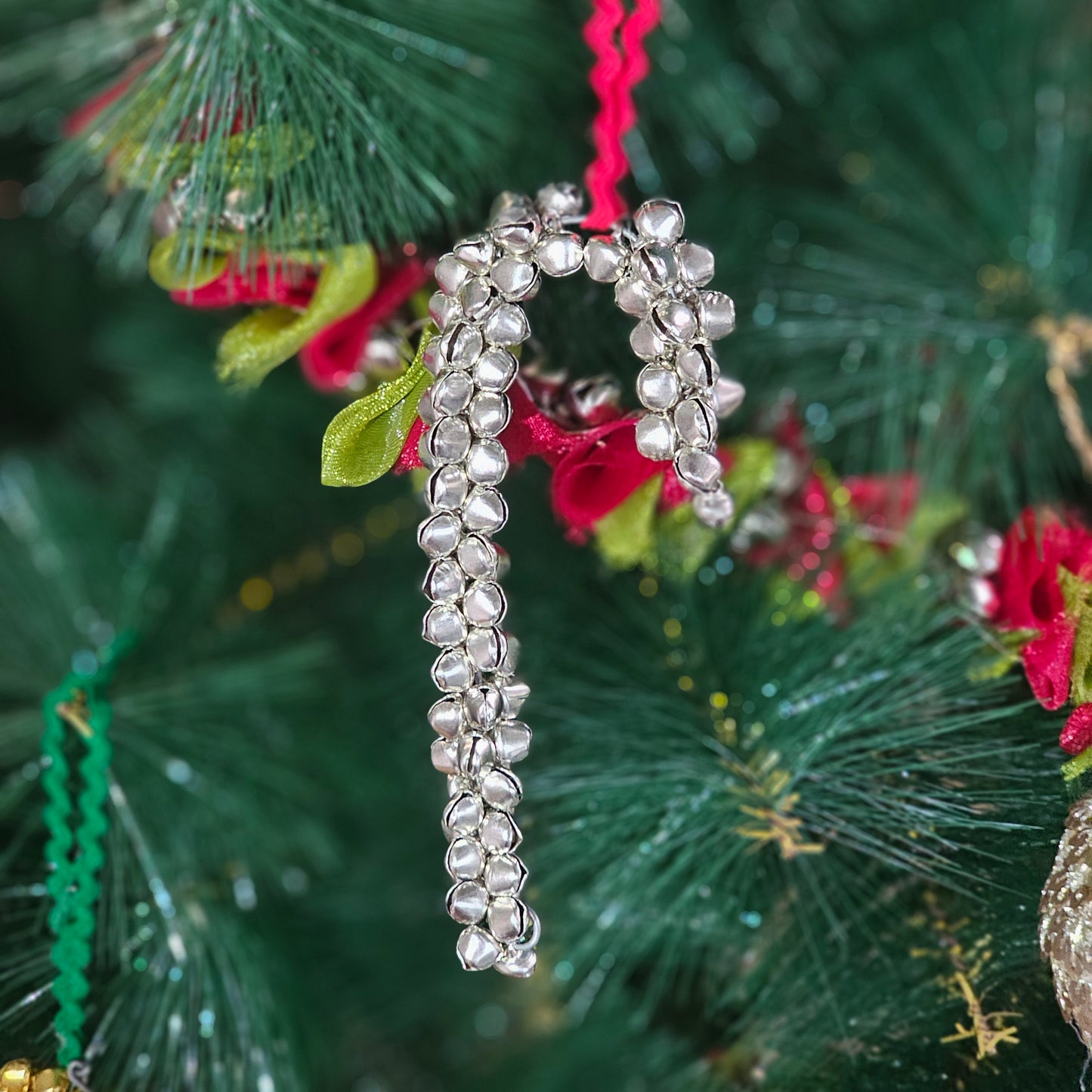 Silver Ghunghroo Ornaments (Set of 3)