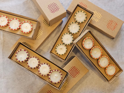Round Diyas (Set of 4)