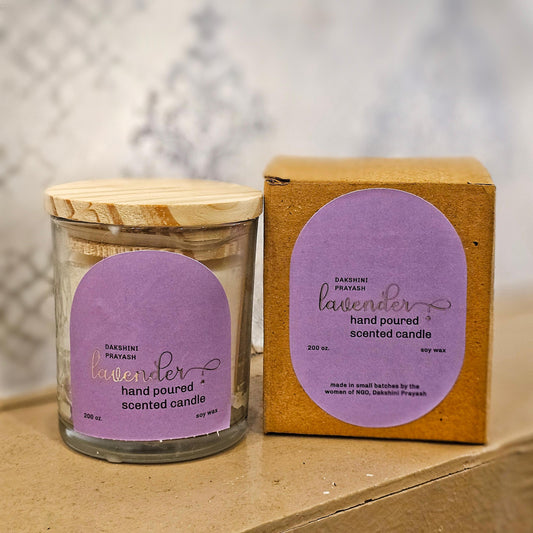 Lavender Scented Candle