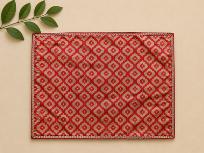 Mughal Boota Silk Table Mats (Set of 6)