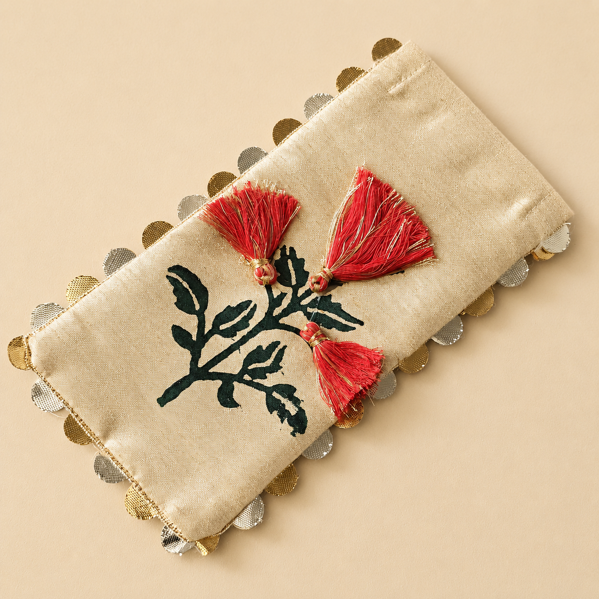 Marigold Silk Money Envelope