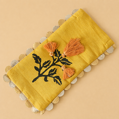 Marigold Silk Money Envelope