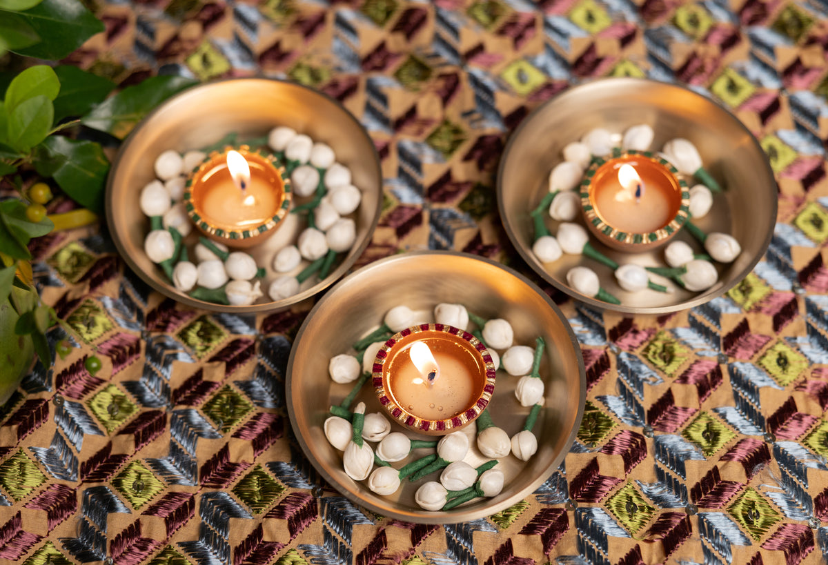 Round Diyas (Set of 10)