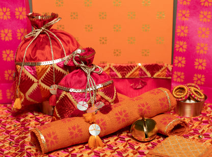 Red Phulkari Potli (1kg)