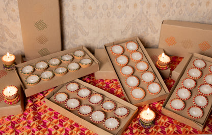Round Diyas (Set of 10)