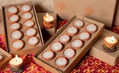 Round Diyas (Set of 10)