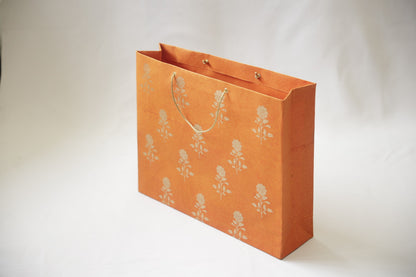 Orange Marigold Paper Bag (Set of 3)