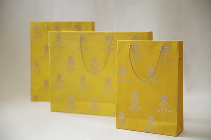 Yellow Marigold Paper Bag (Set of 3)