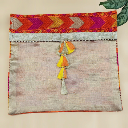 Phulkari Tissue Saree Cover
