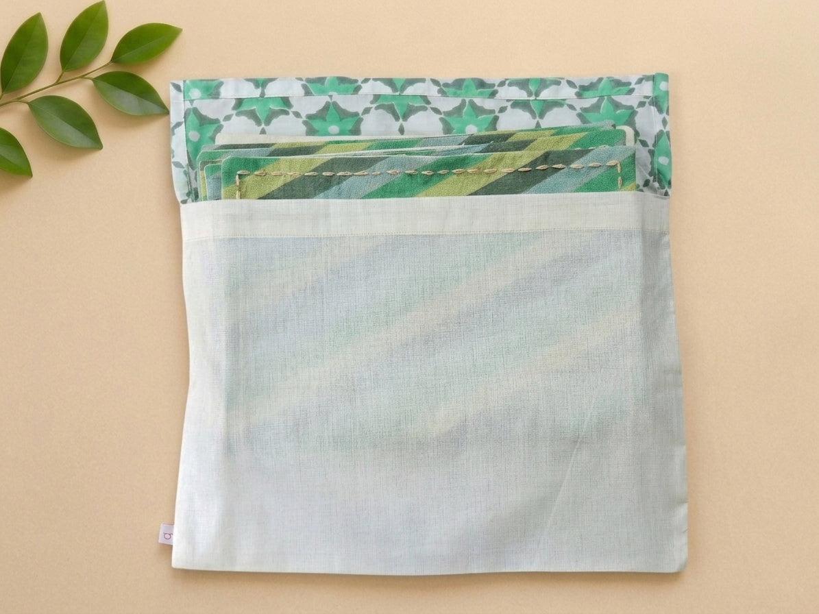 Forest Stripe Canvas Table Mats (Set of 6)