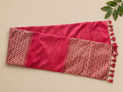 Mughal Boota Silk Table Runner