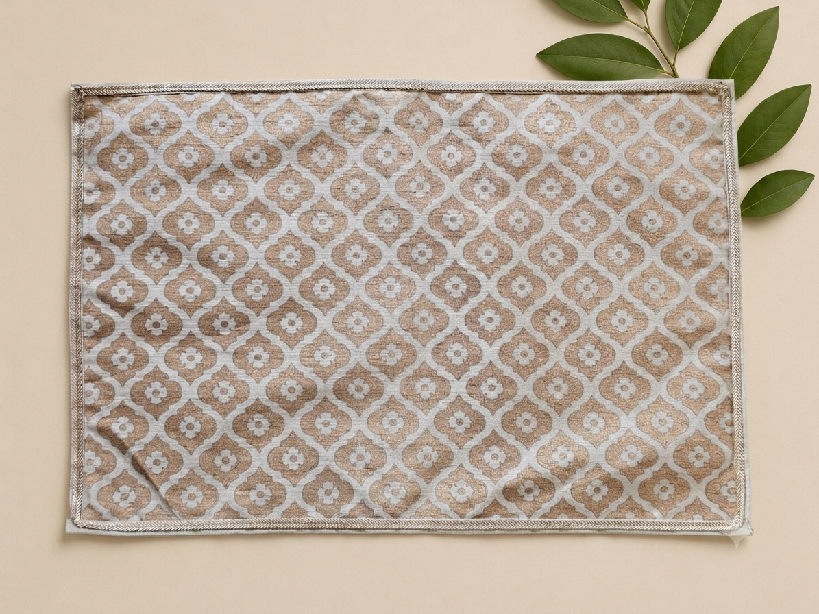 Mughal Boota Silk Table Mats (Set of 6)