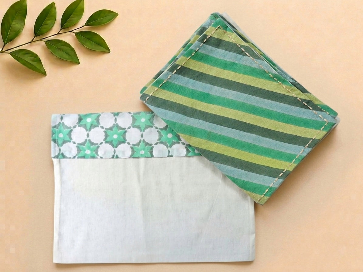 Forest Stripe Canvas Table Mats (Set of 6)
