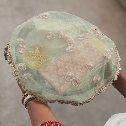 Round Gota Net Tray Cover