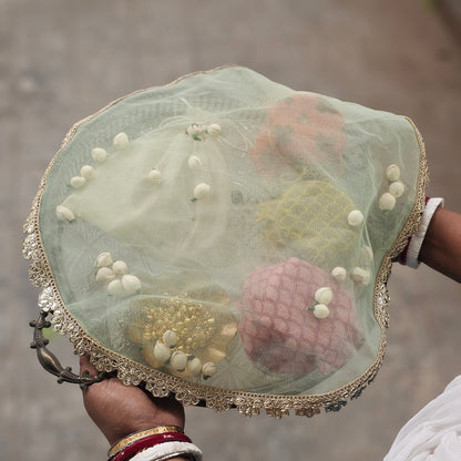 Round Shola Net Tray Cover
