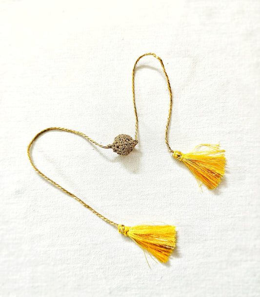 Yellow Bead Rakhi