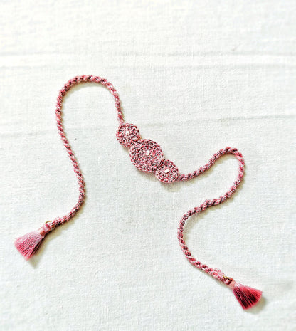 Crochet Discs Rakhi