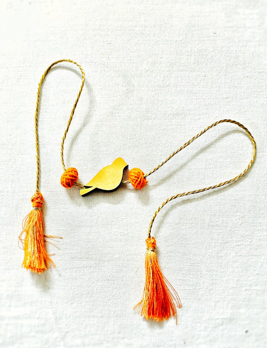 Orange Bird Rakhi