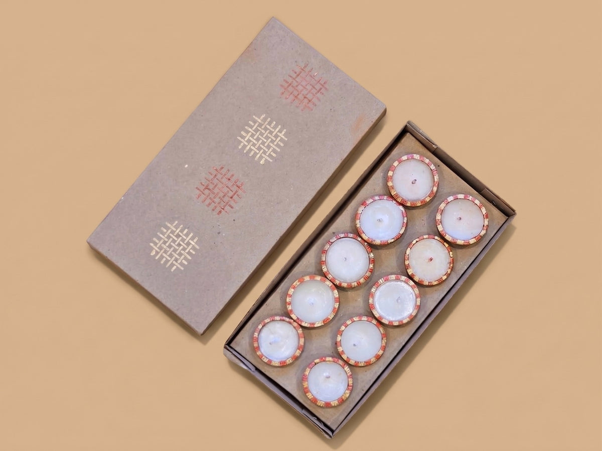 Round Diyas (Set of 10)