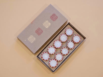 Round Diyas (Set of 10)