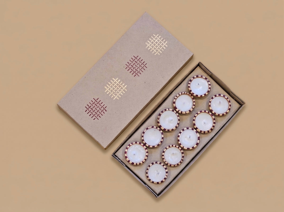 Round Diyas (Set of 10)