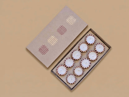 Round Diyas (Set of 10)