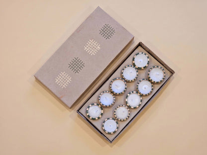 Round Diyas (Set of 10)