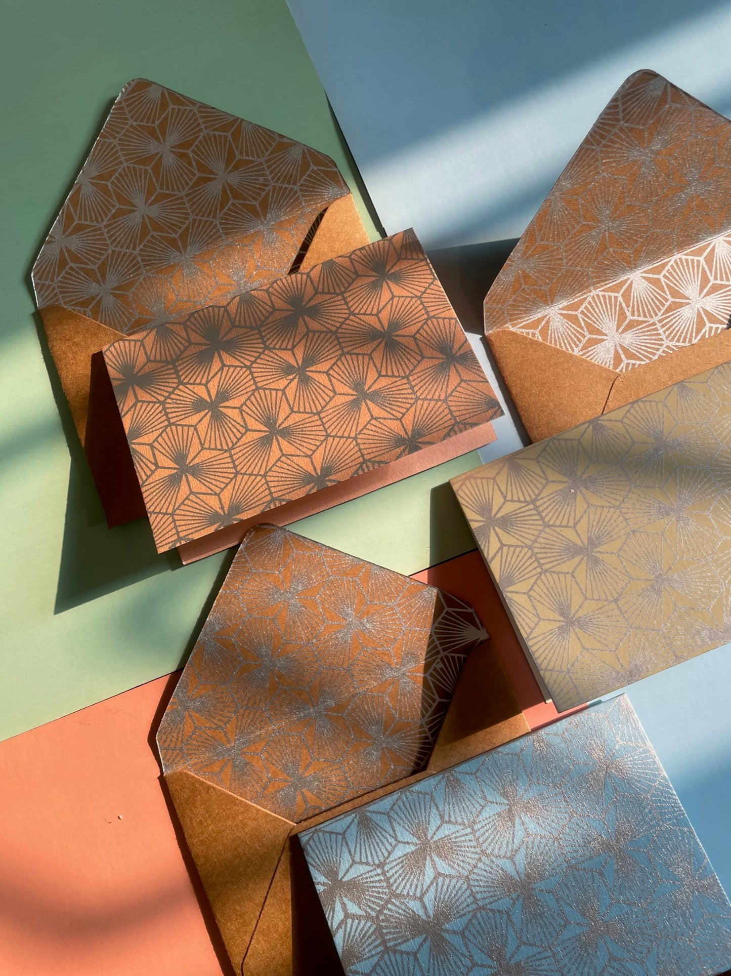 Pyramid Print Greeting Cards (Set of 5)