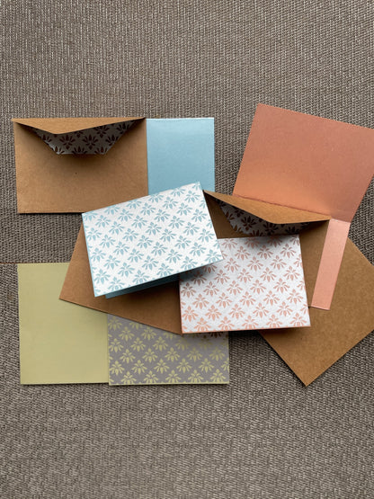 Lotus Print Greeting Cards (Set of 5)